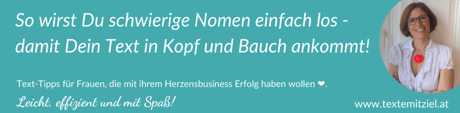 Schwierige Nomen ersetzen So ersetzt Du schwierige Nomen durch einfache
