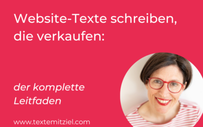 Website-Texte schreiben, die verkaufen: der komplette Leitfaden
