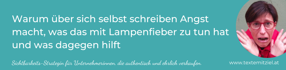 Über-mich-Seite macht Angst