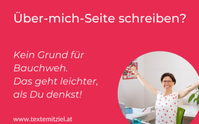 Deine „Über-mich-Seite“ schreiben: So geht’s leichter