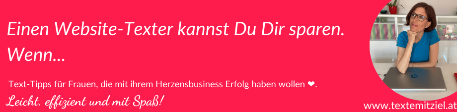 Einen Website-Texter kannst Du Dir sparen. Website Texter ja oder nein