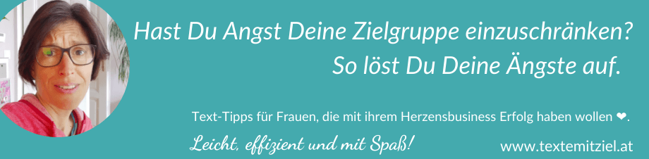 Zielgruppe einschränken Zielgruppen einschränken