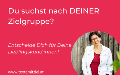 Deine Zielgruppe definieren: So wählst Du Deine Lieblingskund:innen aus