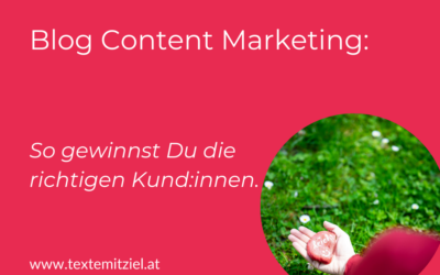 Blog Content Marketing für EPUs