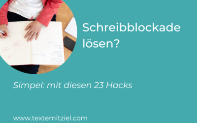 Schreibblockade lösen? Simpel: mit diesen 23 Hacks