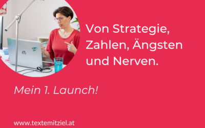 Mein 1. Launch: Von Strategie, Zahlen, Ängsten und Nerven