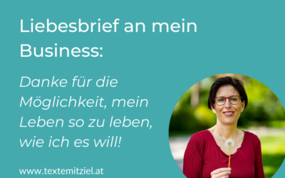 Liebesbrief an mein Business