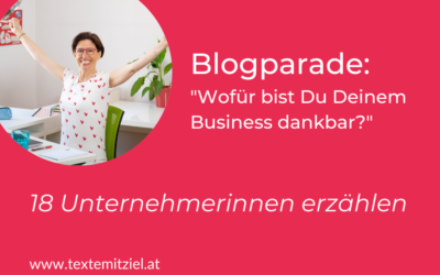 Blogparade zur Dankbarkeit: Die Ergebnisse