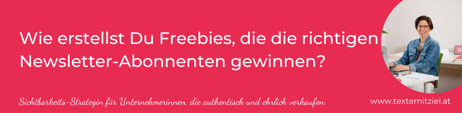 So erstellst Du Freebies, die die richtgen Newsletter Abonnenten gewinnen (Headerbild)