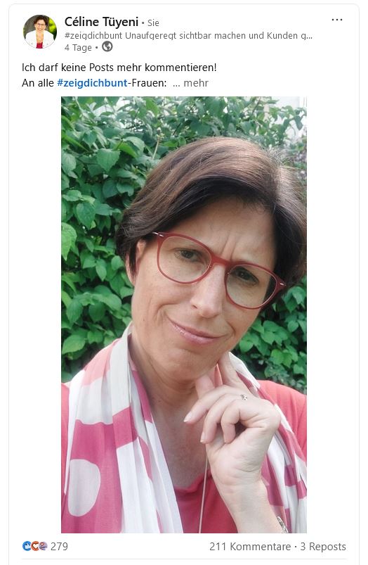 Auf diesem Bild schaue ich zweifelnd drein.